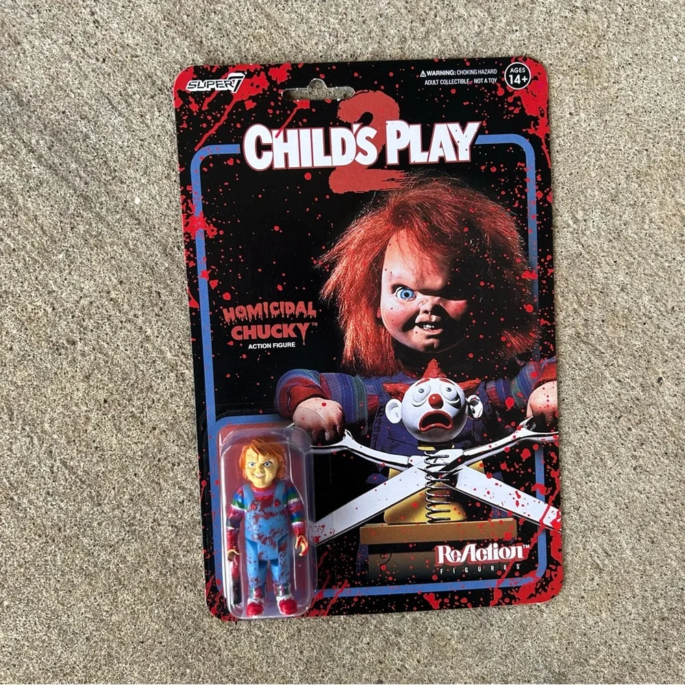 Child's Play ReAction Figures Wave 2 Homicidal Chucky Collectors Item